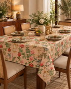 Rosabelle | Soft Pink English Floral Table Cover