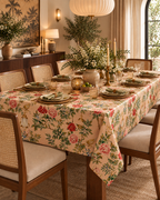 Rosabelle | Soft Pink English Floral Table Cover