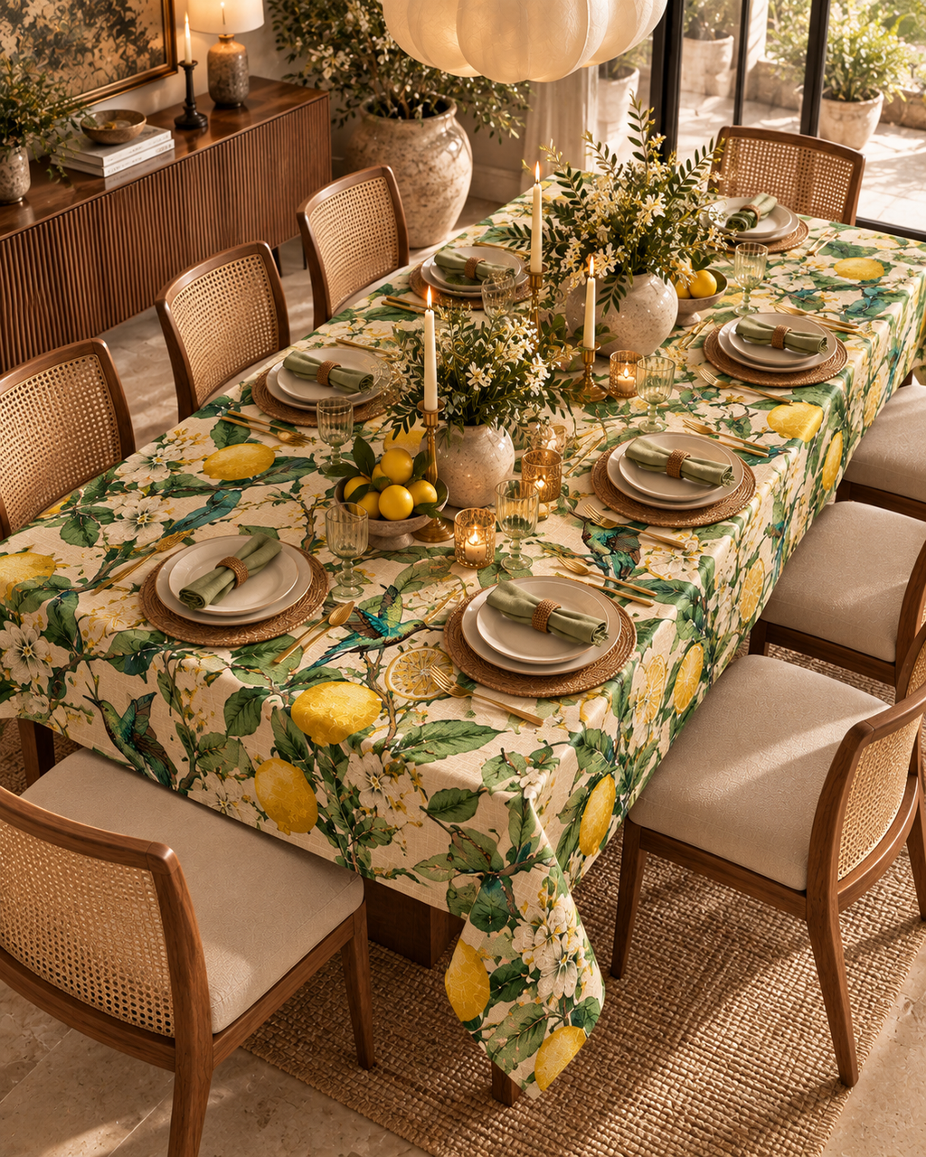 Lemon Grove Table Cover