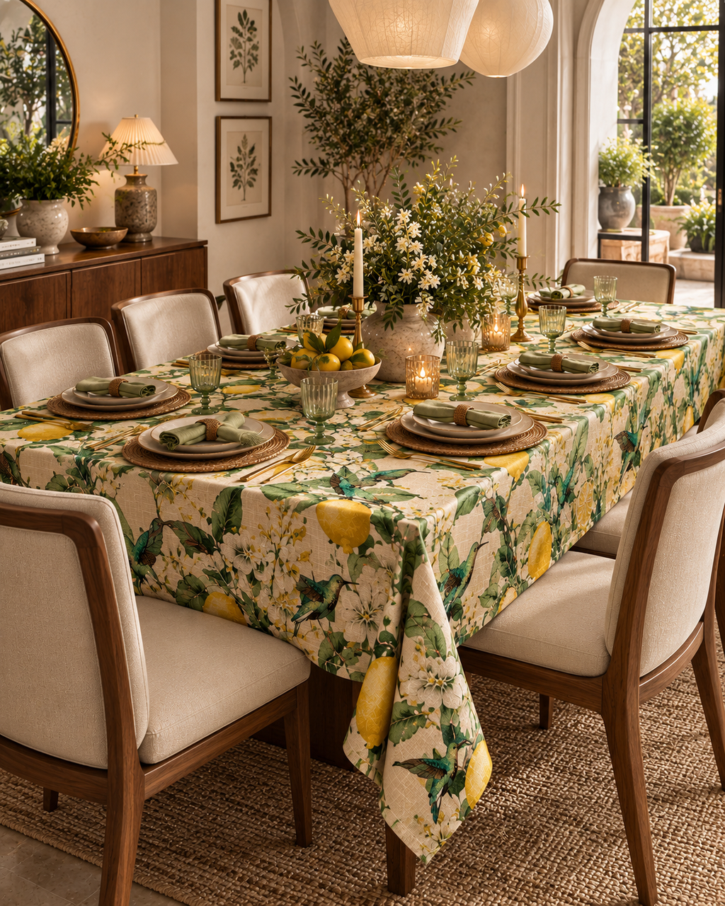Lemon Grove Table Cover