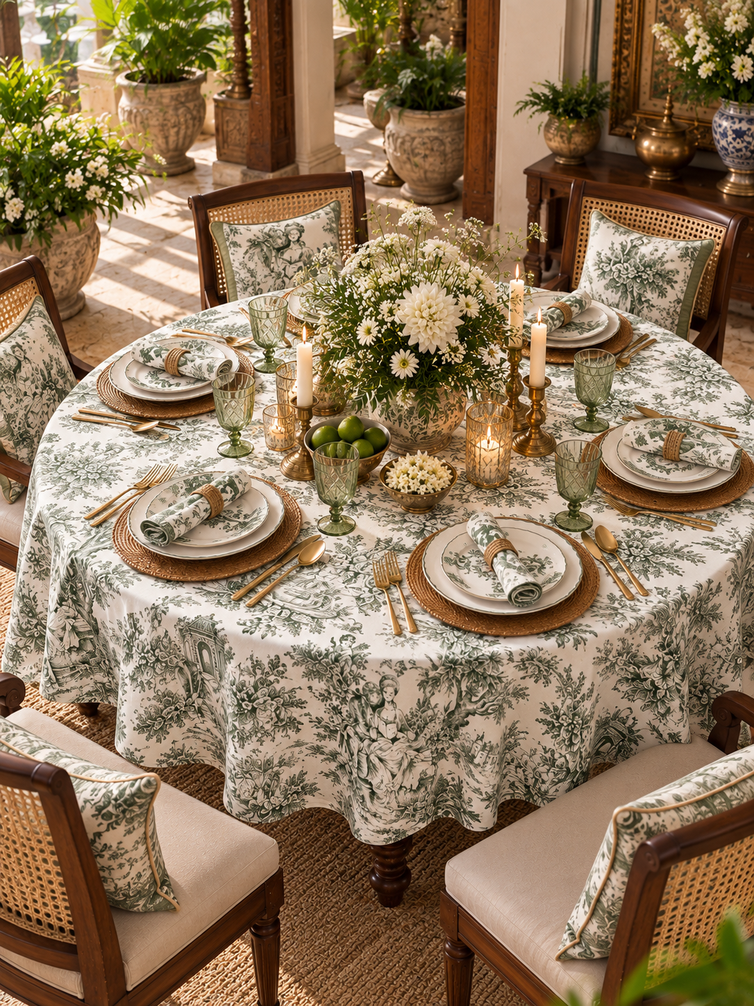 Cottage Core | English Cottage Table Cover