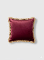 Imperial Wine Velvet Cushion cover