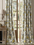 Spring Time Velvet curtains | Set of 2