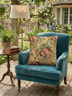 Vintage petal cushion cover
