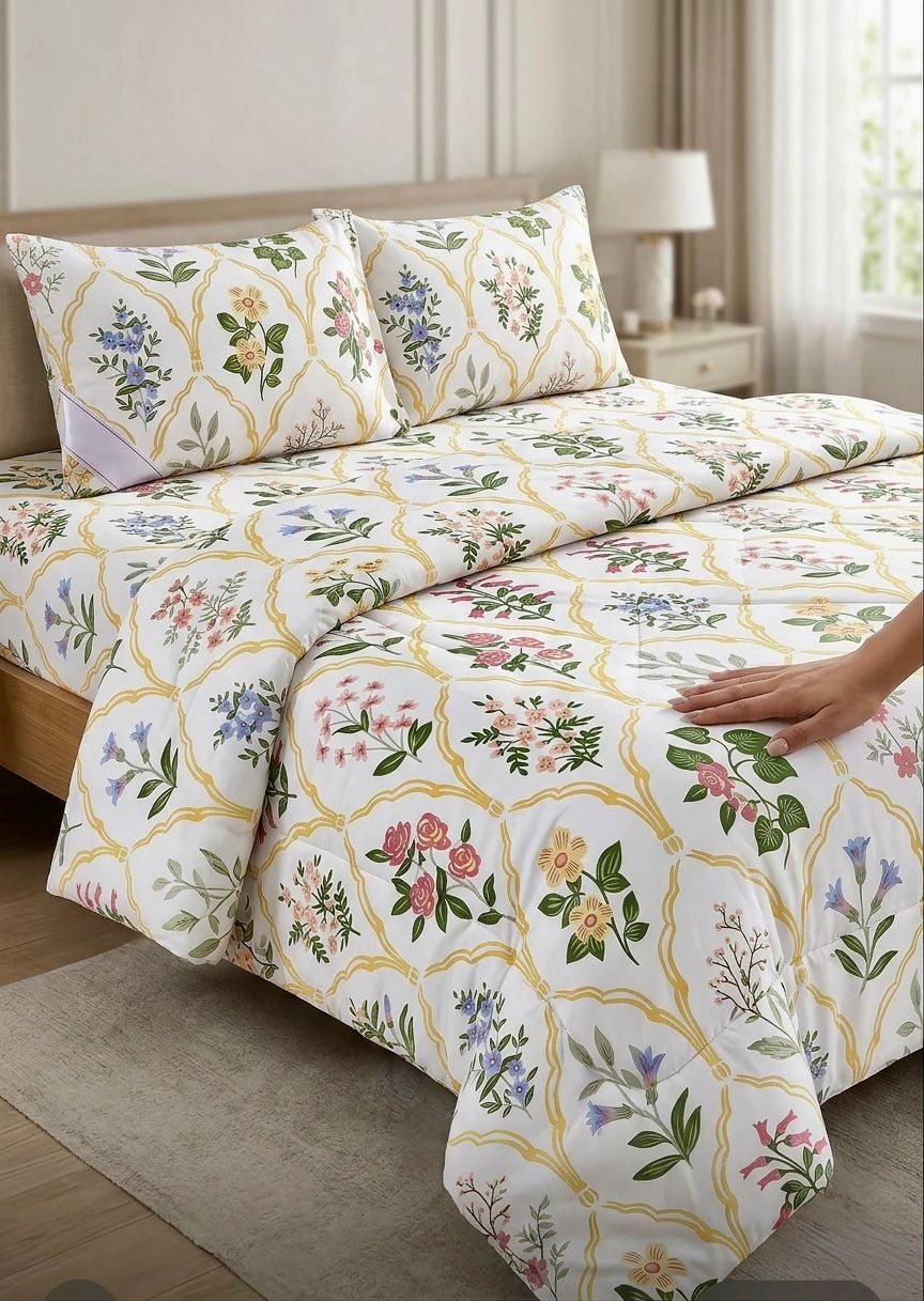 Meadow Bloom Bedset-4pc