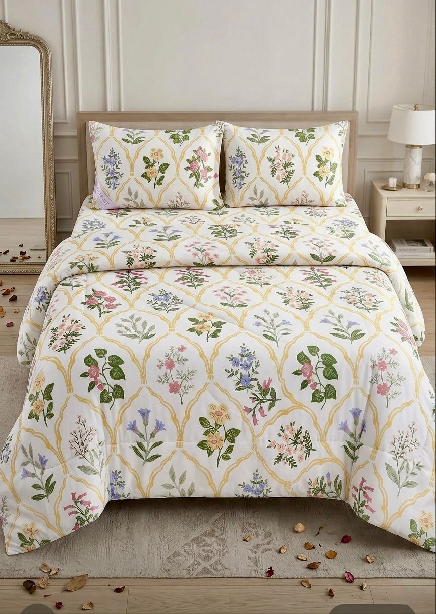Meadow Bloom Bedset-4pc