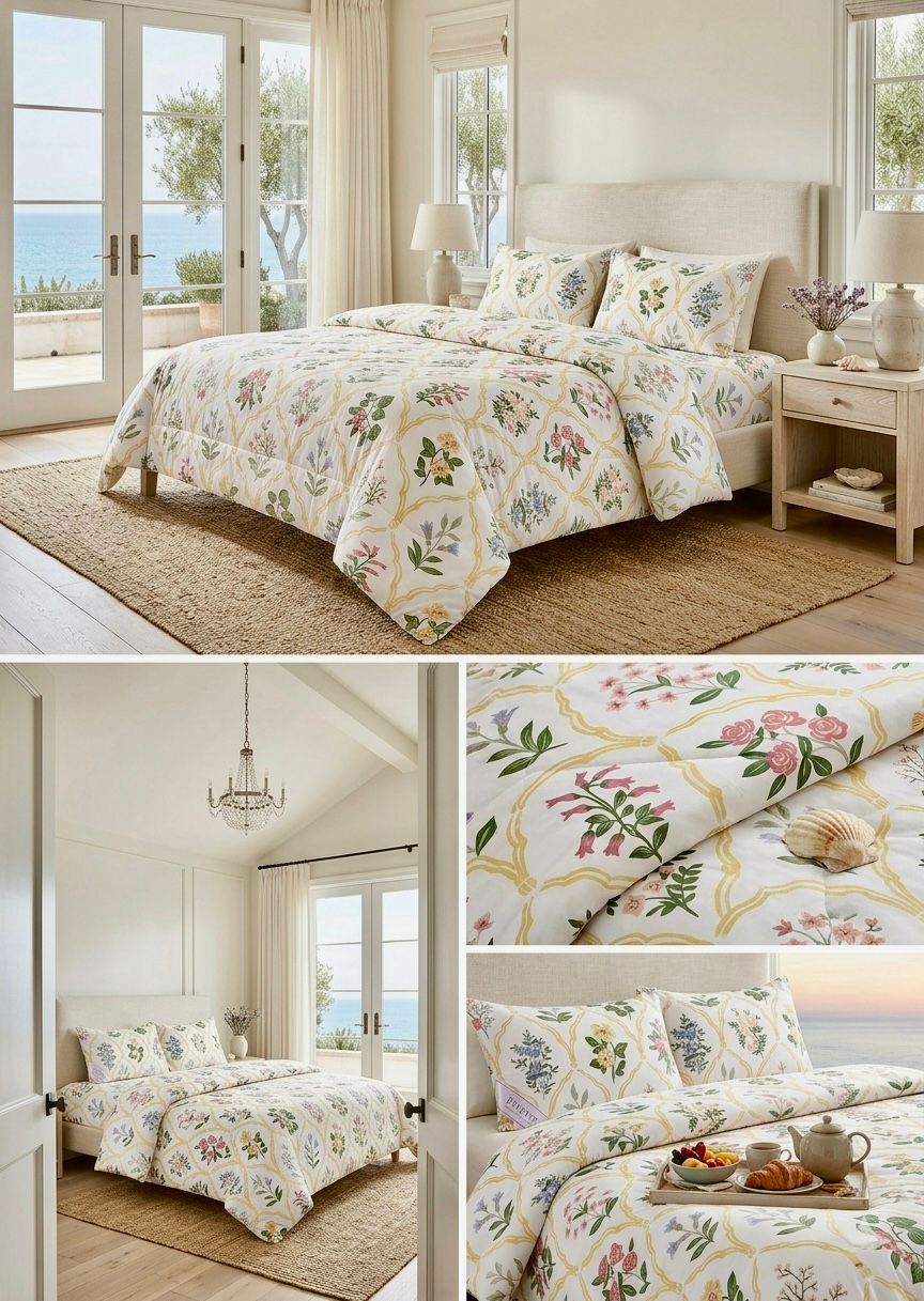 Meadow Bloom Bedset-4pc