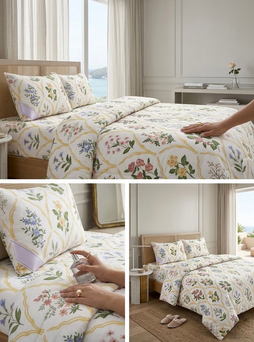 Meadow Bloom Bedset-4pc