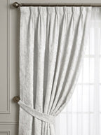 Soft loom Jacquard curtains | Set of 2