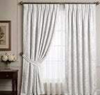 Soft loom Jacquard curtains | Set of 2