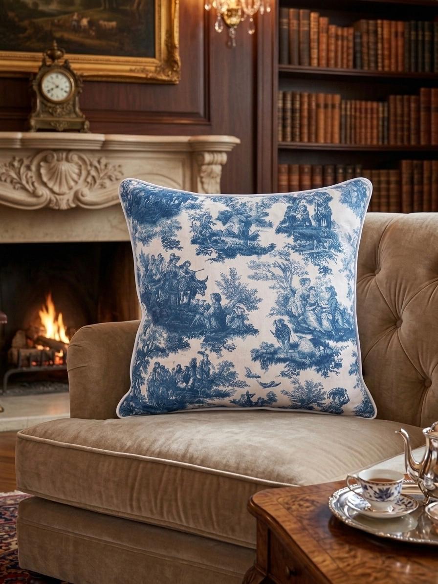 Country side cushion cover