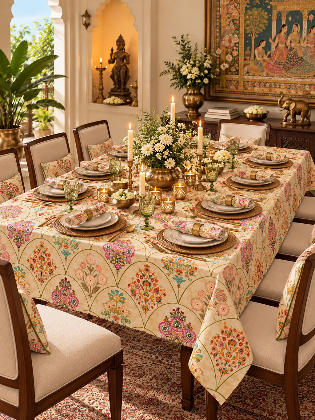 Flora Grace | Floral Table Cover