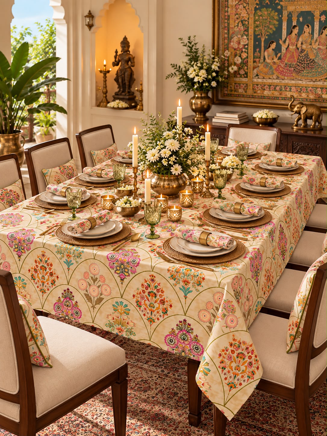 Flora Grace | Floral Table Cover