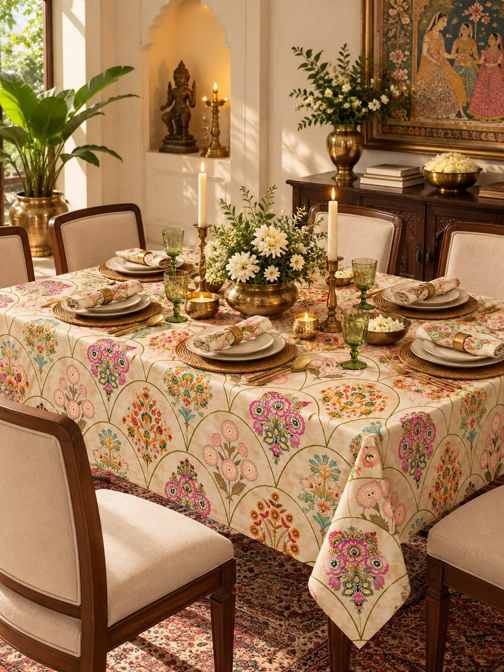 Flora Grace | Floral Table Cover