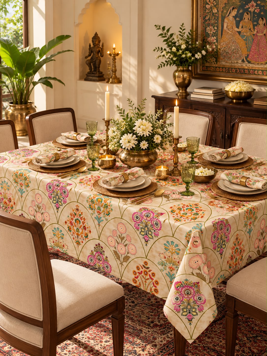 Flora Grace | Floral Table Cover