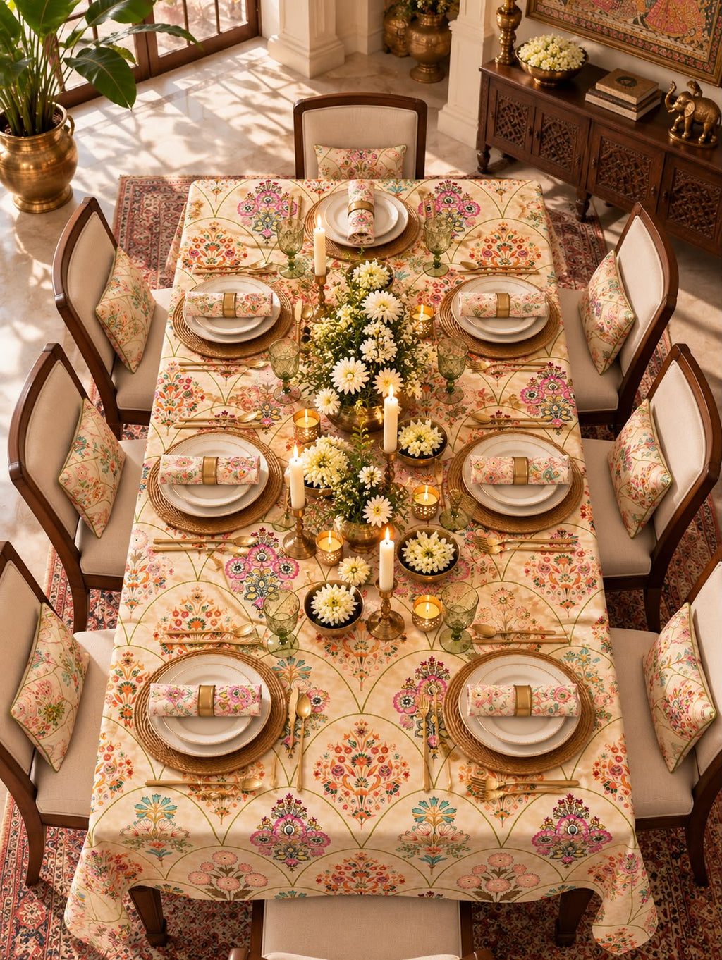 Flora Grace | Floral Table Cover