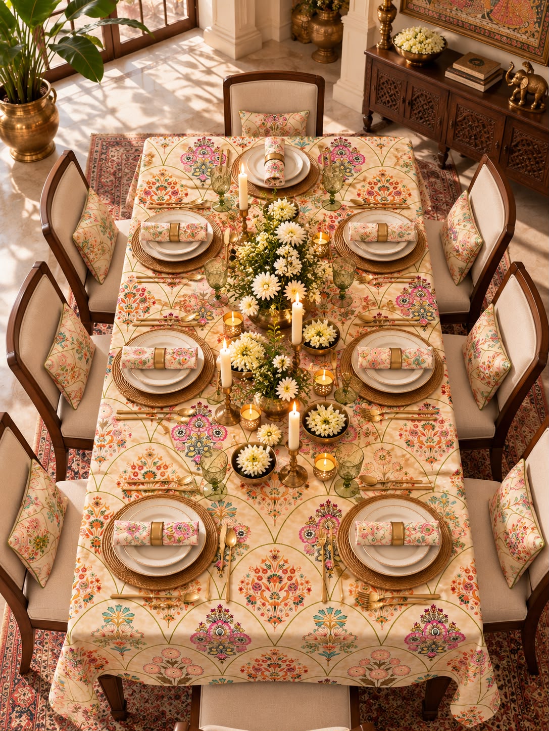 Flora Grace | Floral Table Cover