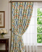 Palace in Blue velvet curtains | Set of 2