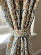 Palace in Blue velvet curtains | Set of 2