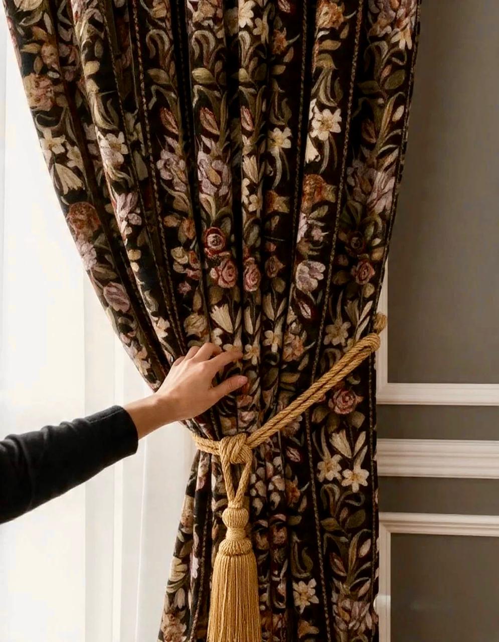 Velvet Heirloom Curtain | Set of 2