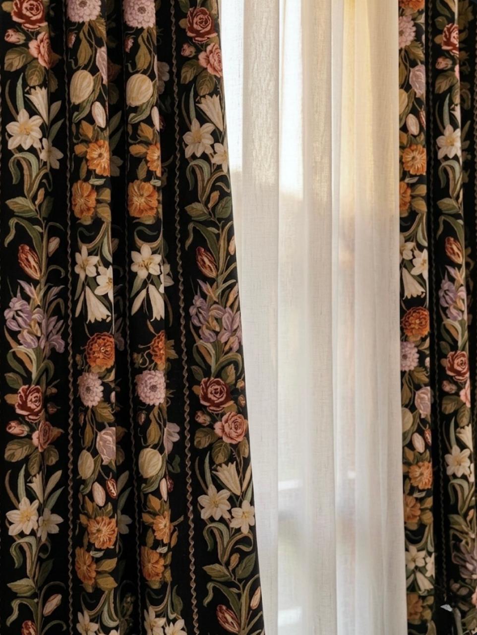 Velvet Heirloom Curtain | Set of 2