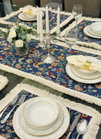 Blue Aviary Table Set