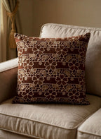 Rosette Velvet Cut Cushion Cover