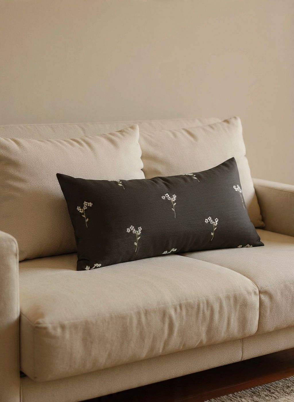 Charcoal Muse Cushion cover