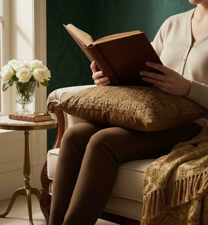 Rosette Velvet Cut Cushion Cover