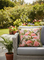 Flamingo Flock Cushion cover