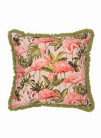 Flamingo Flock Cushion cover