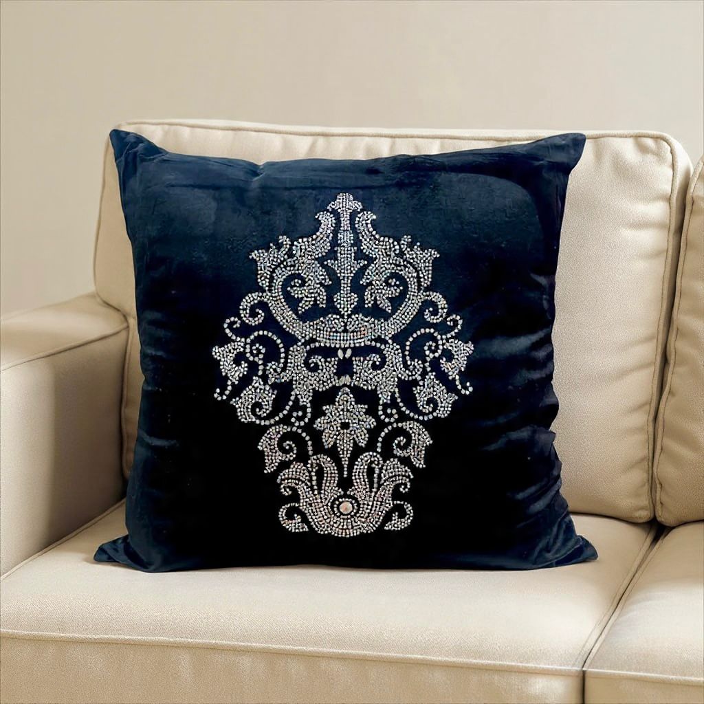 Velvet Grace Cushion Cover