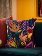 Tropical Joy Velvet Cushion Cover