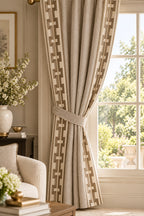 Imperial Edge curtains– Beige |Set of 2