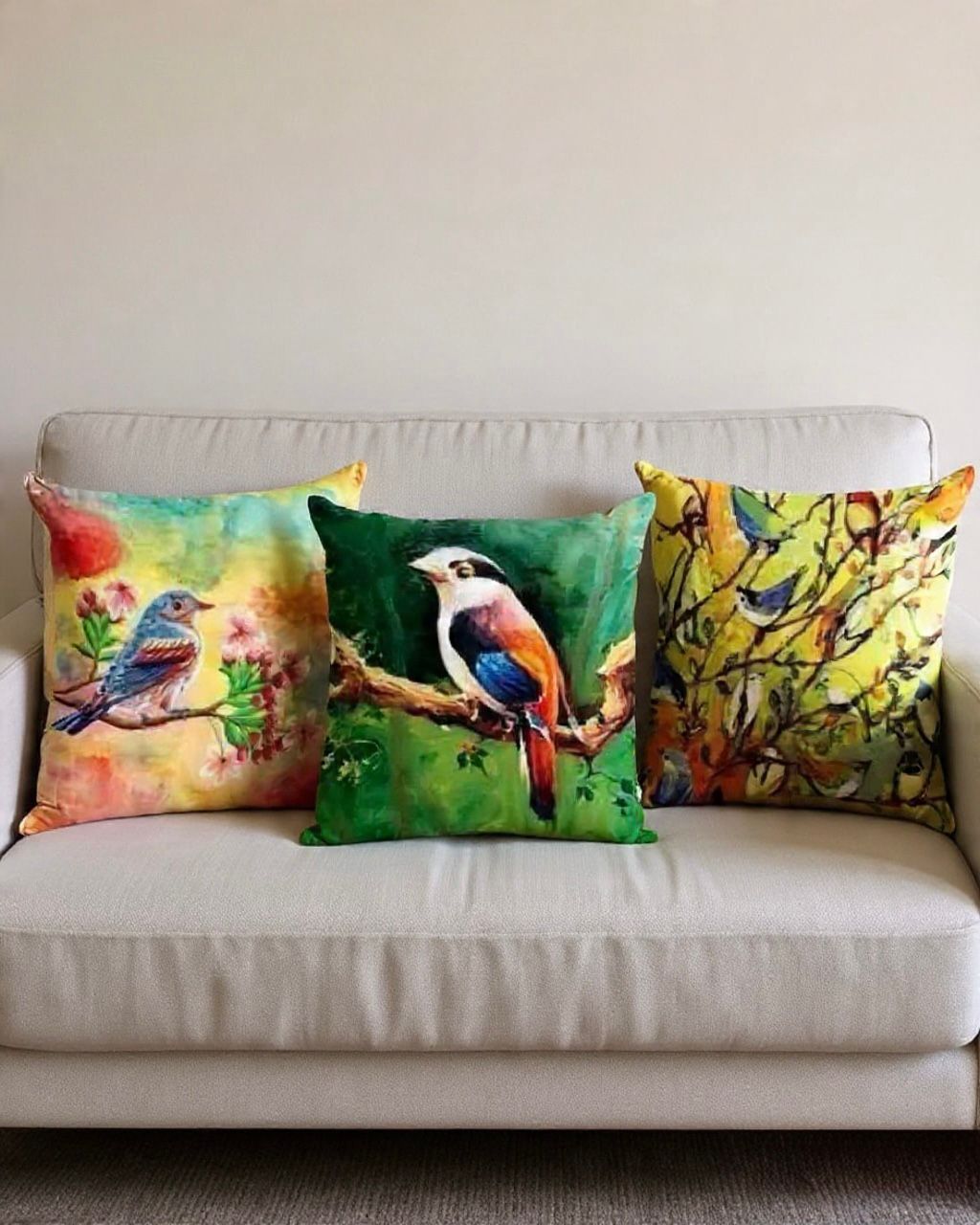 Abstract Earth Cushion Cover Set (Set of 5)