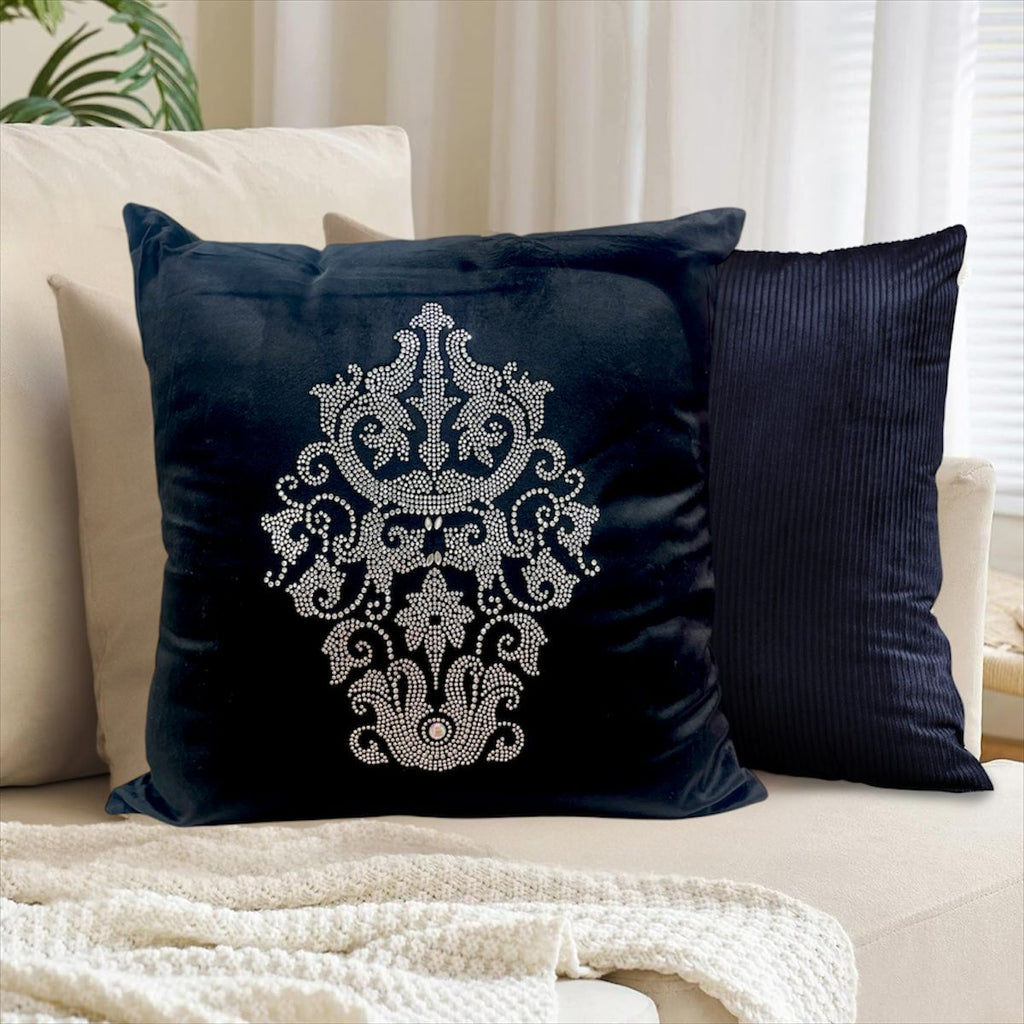 Velvet Grace Cushion Cover