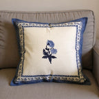 Rural Blue Cushion cover