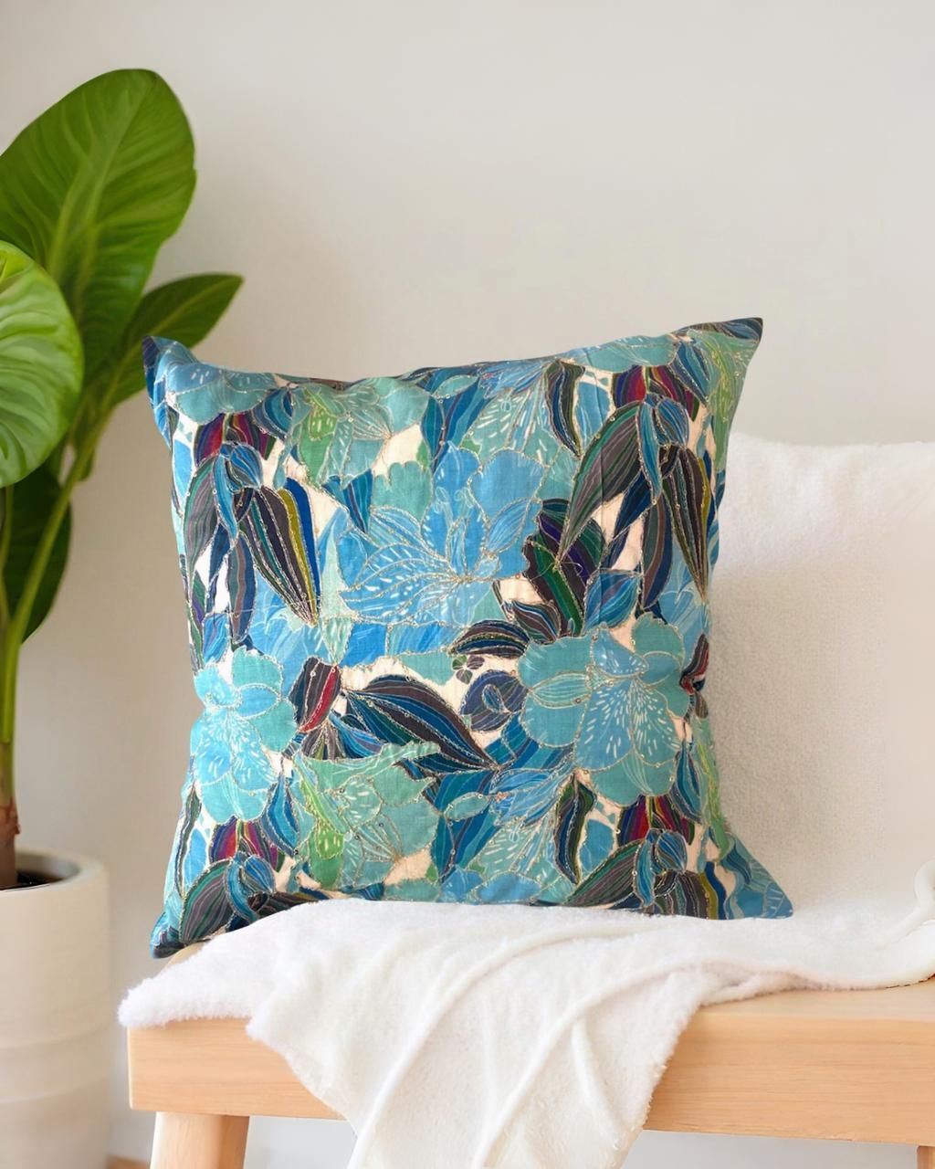 Threads of Bliss Cushion cover