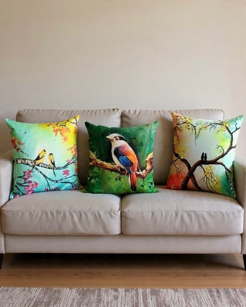 Abstract Earth Cushion Cover Set (Set of 5)