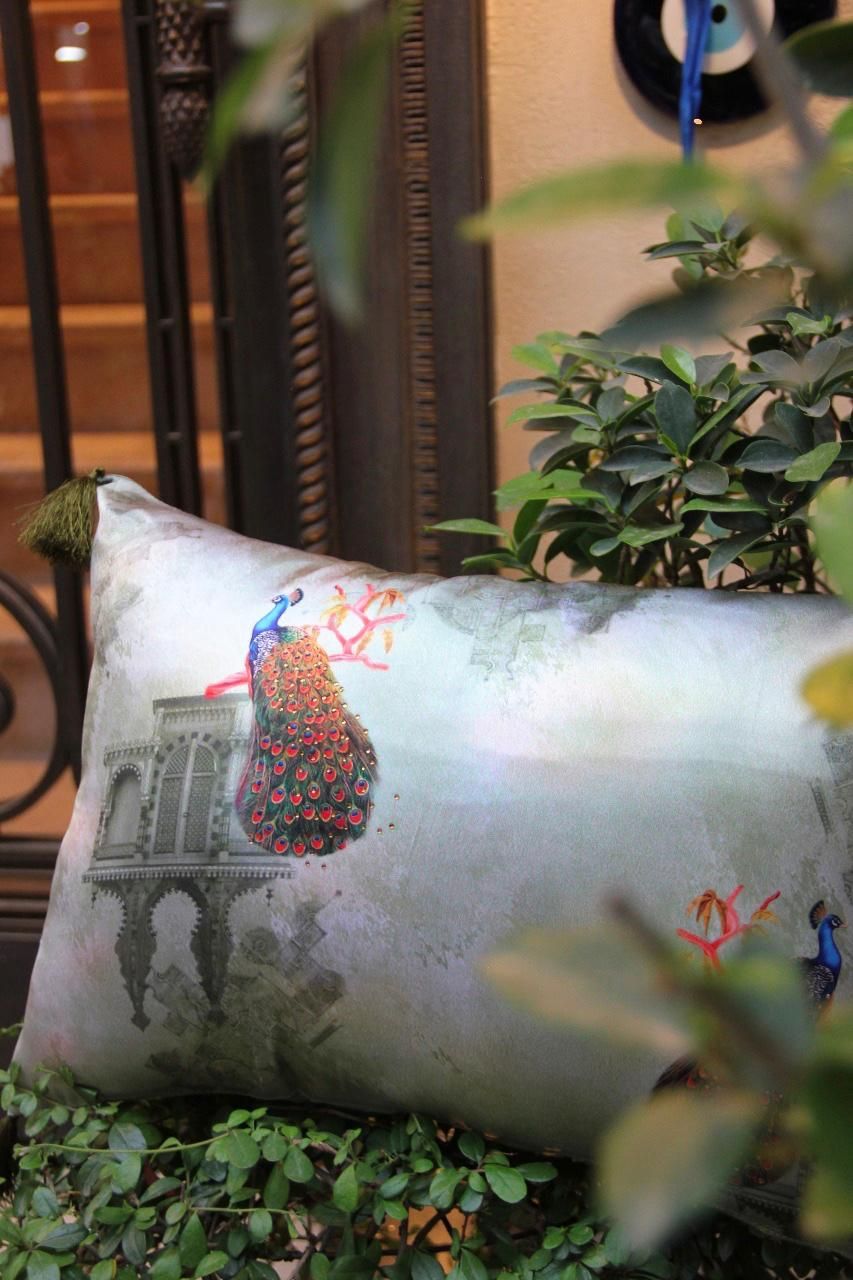 Silken Stillness cushion cover