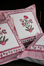 Jaipuri Gulabi Cushion cover