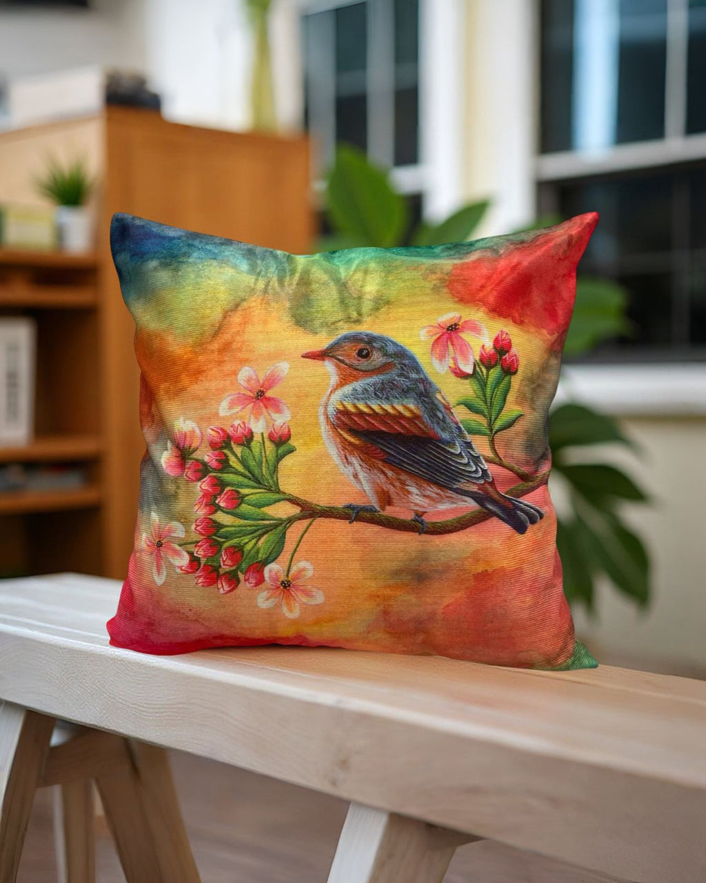 Abstract Earth Cushion Cover Set (Set of 5)