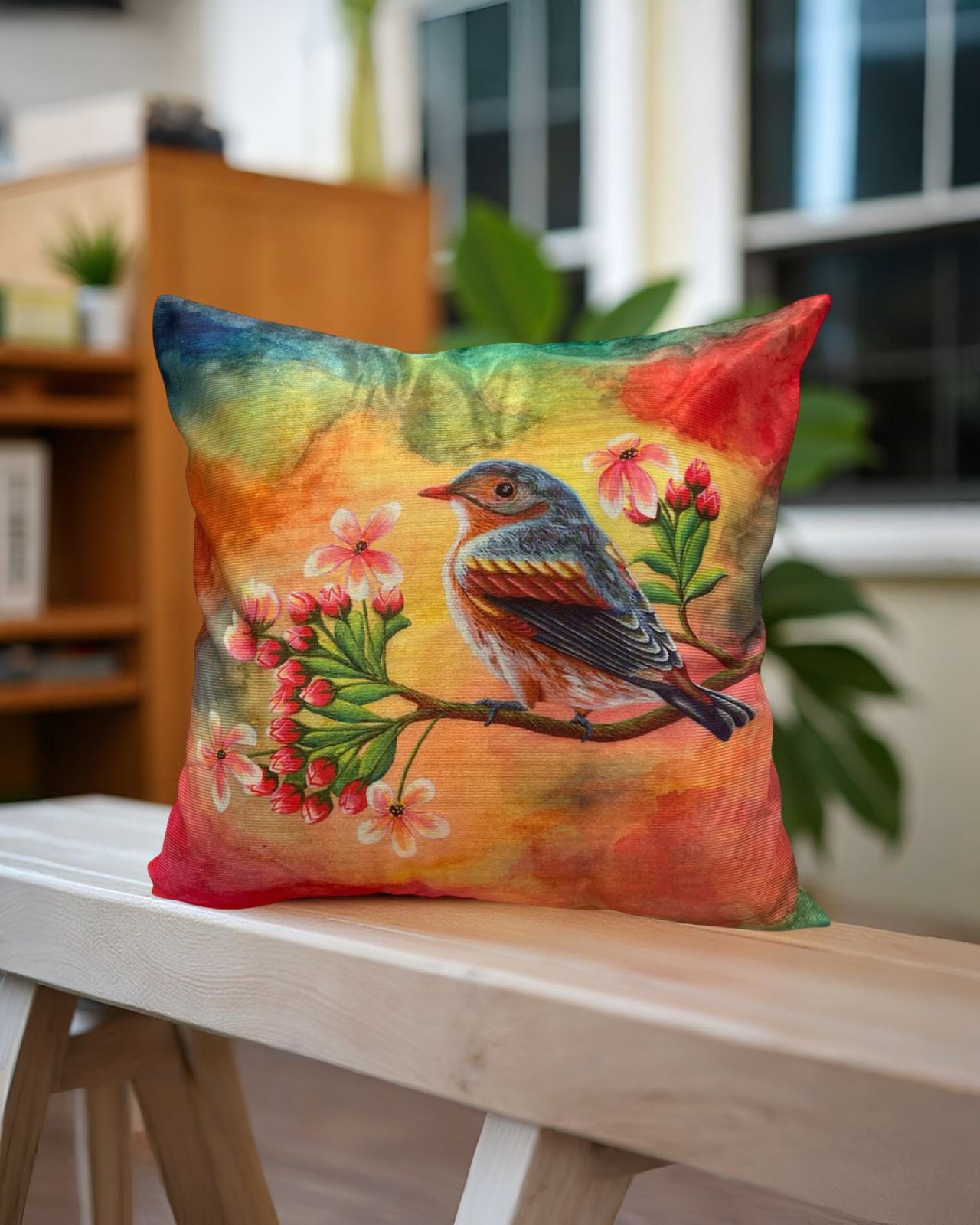 Abstract Earth Cushion Cover Set (Set of 5)