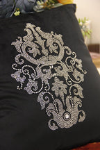 Velvet Grace Cushion Cover