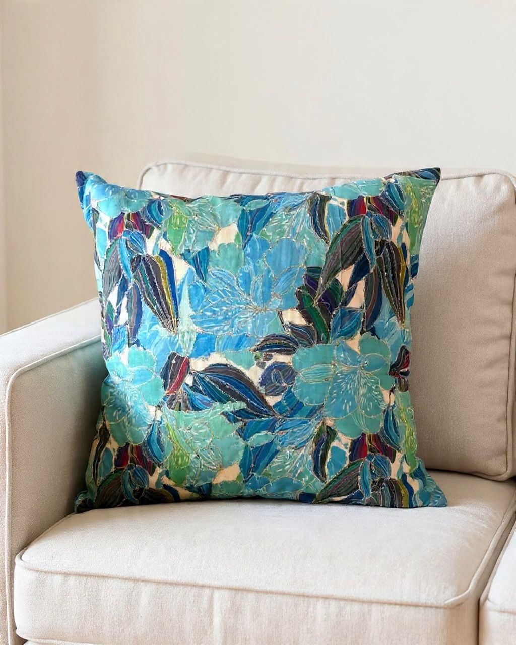 Threads of Bliss Cushion cover