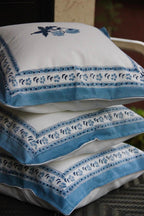 Rural Blue Cushion cover