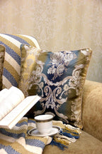 Sunlit Sapphire Cushion cover
