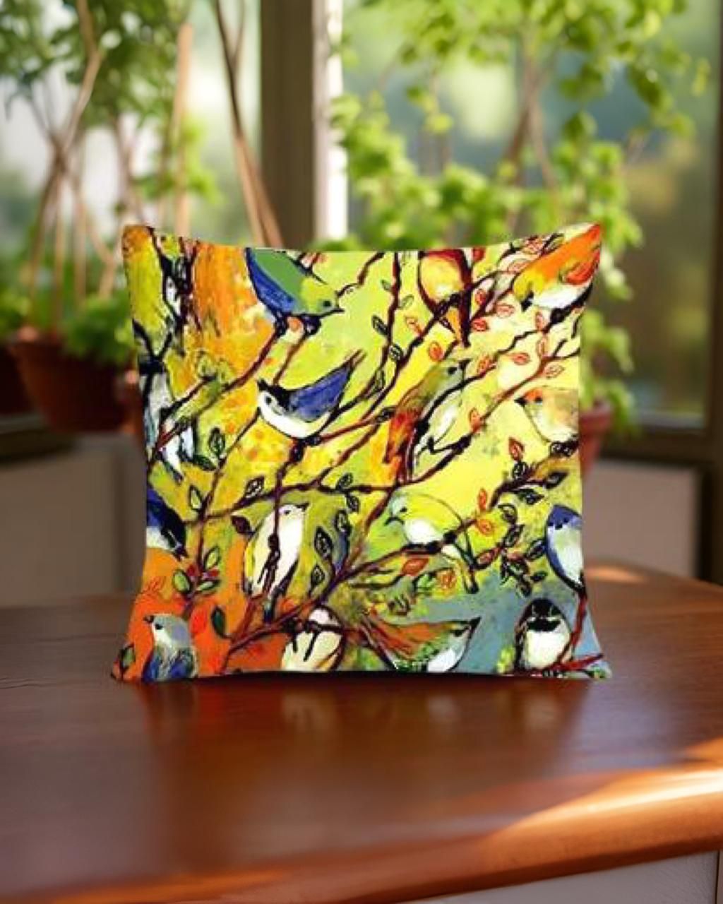 Abstract Earth Cushion Cover Set (Set of 5)