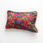 Romance of florals velvet Cushion cover