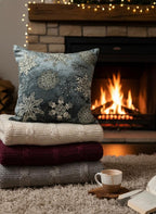 Snowflake Halo Cushion cover